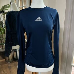 Adidas Techfit Long Sleeve Athletic Shirt – Size Small – Navy Blue (Men’s/Women’
